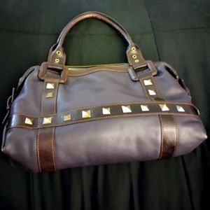 Maxx New York Purple Leather Purse